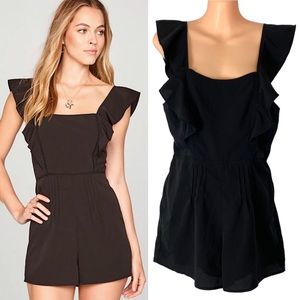🌷 Amuse Society Sunday Lover Romper in Black Size S